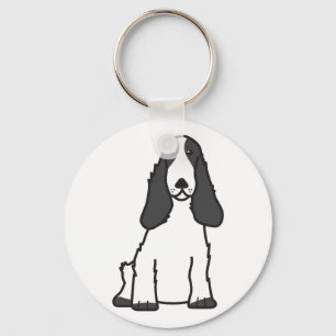 Chaveiro Desenhos animados do cão de cocker spaniel do