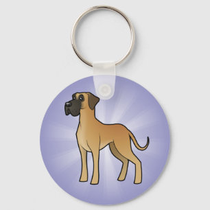 Chaveiro Desenhos animados great dane