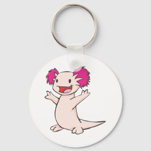 Chaveiro Desenhos animados mexicanos felizes do Axolotl