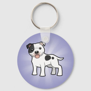 Chaveiro Desenhos animados Staffordshire bull terrier