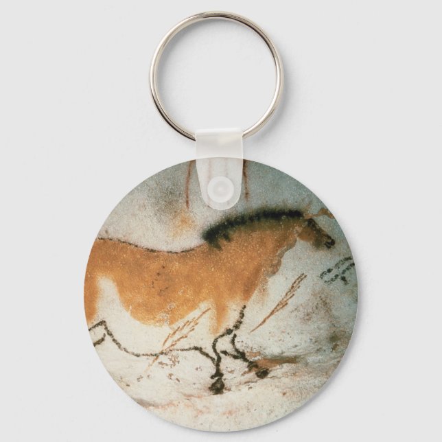 Chaveiro Desenhos das cavernas Lascaux Francês Pré-Históric (Frente)