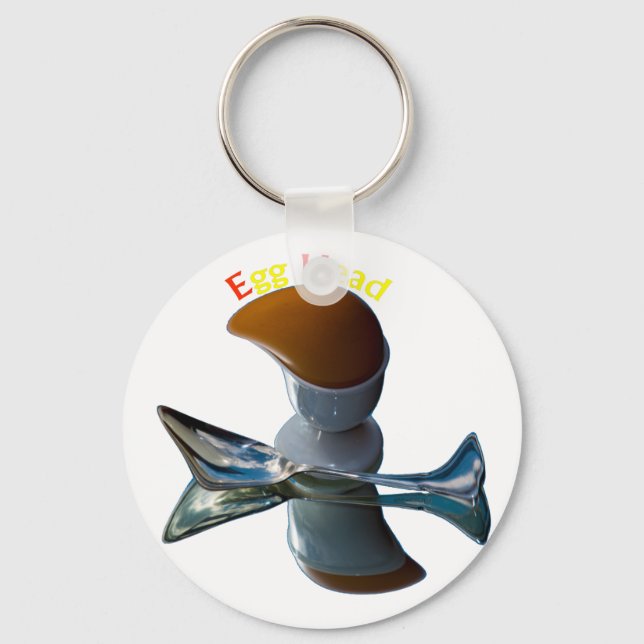 Chaveiro Desenhos Excêntricos de Cabeça de Ovo (Frente)