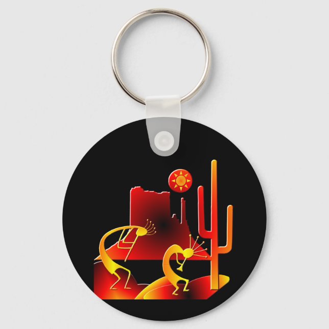 Chaveiro Desert Kokopelli (Frente)