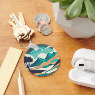 Chaveiro Deserto Azul