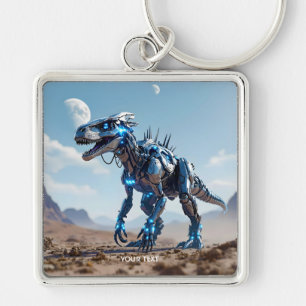 Chaveiro Deserto de Dinossaur Cibborg Fantasy Cute