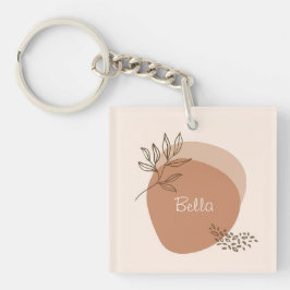 Chaveiro Design abstrato minimalista personalizado |