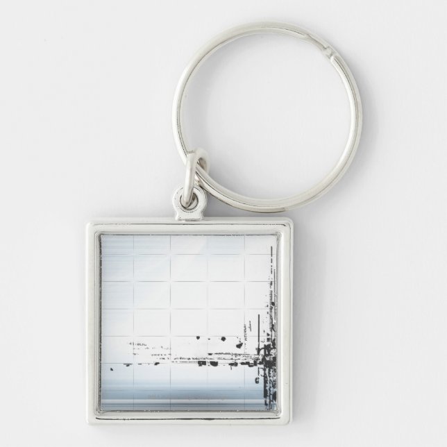 Chaveiro Design abstrato na grade (Frente)