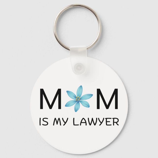 Chaveiro Design botânico clássico feminino (Frente)