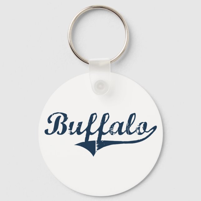 Chaveiro Design Clássico de Buffalo Nova Iorque (Frente)