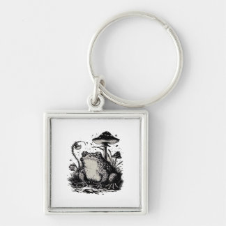 Chaveiro Design Clássico Minimalista de Sapo Goblincore