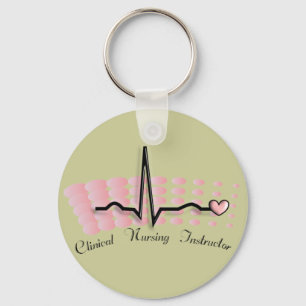 Chaveiro Design clínico do instrutor QRS dos cuidados
