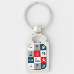 Chaveiro Design com tema náutico