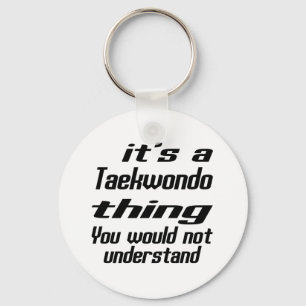 Chaveiro Design da coisa de Taekwondo