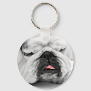 Chaveiro Design da foto dos amantes do cão de filhote de