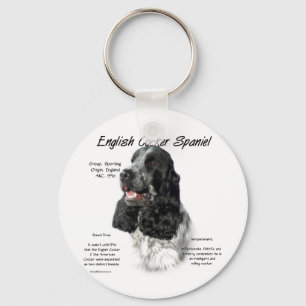 Chaveiro Design da história de cocker spaniel do inglês