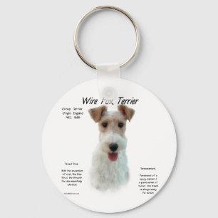 Chaveiro Design da história do Fox Terrier do fio