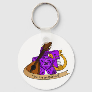 Chaveiro Design de Bard Dice