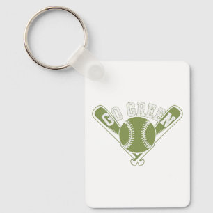 Chaveiro Design de Baseball Verde