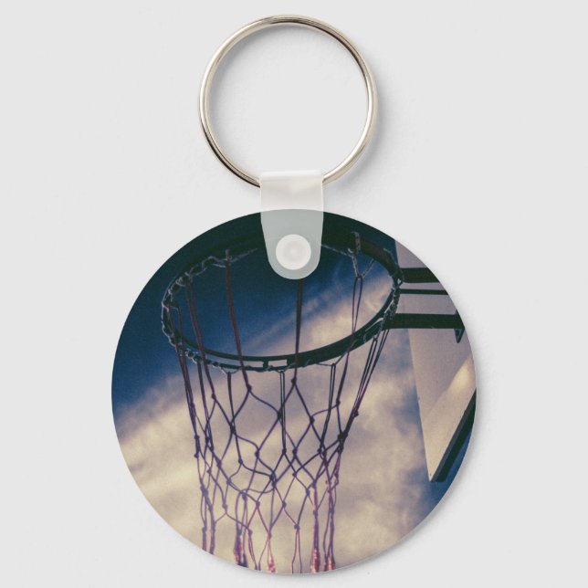 Chaveiro Design de basquete legal (Frente)