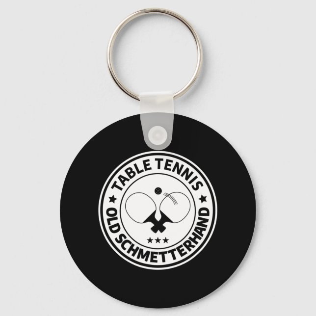 Chaveiro design de borboleta tênis de mesa de tênis de mesa (Frente)