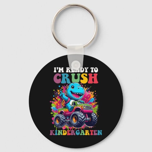 Chaveiro Design de Caminhão de Dinossauro para Maternal Pro (Frente)