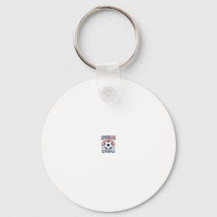 Chaveiro Design de Camisa de Bola de Futebol Americano Vint
