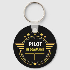 Chaveiro Design de Caneca de Piloto de Aviação Personalizad