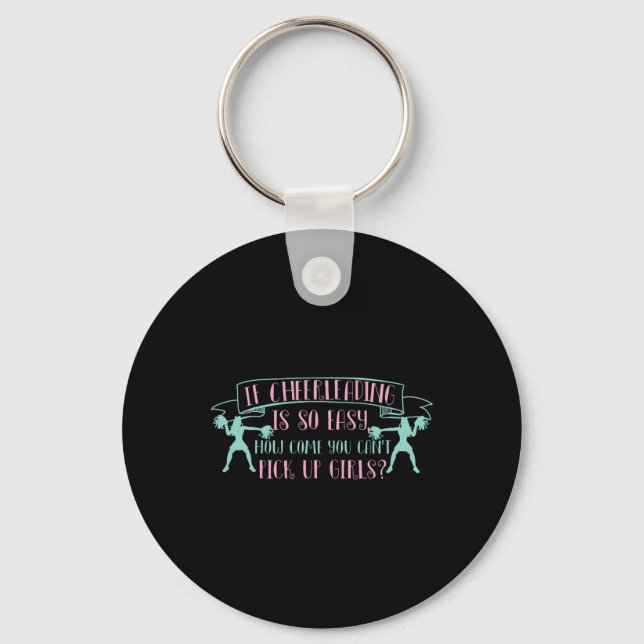 Chaveiro Design de Cheerleading Engraçado para Homens e Uni (Frente)
