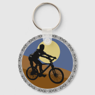 Chaveiro Design de Ciclista de Bicicleta