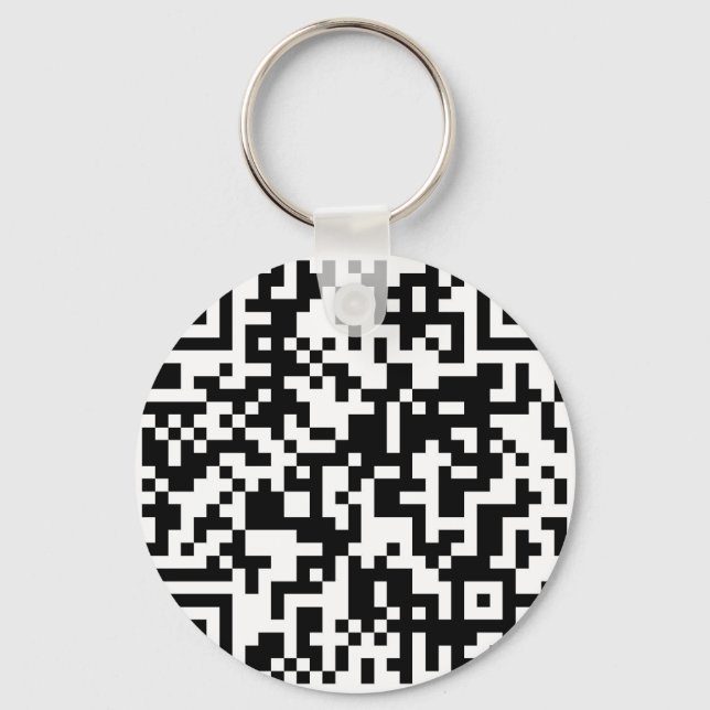 Chaveiro Design de código QR (Frente)