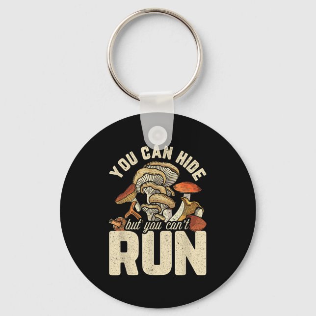 Chaveiro Design de Cogumelo Engraçado que você pode esconde (Frente)