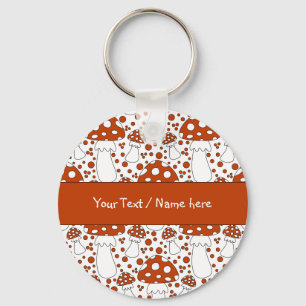 Chaveiro Design de cogumelos modernos