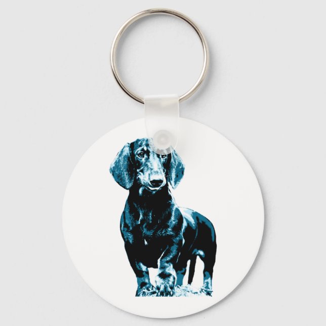 Chaveiro Design de dachshund moderno (Frente)