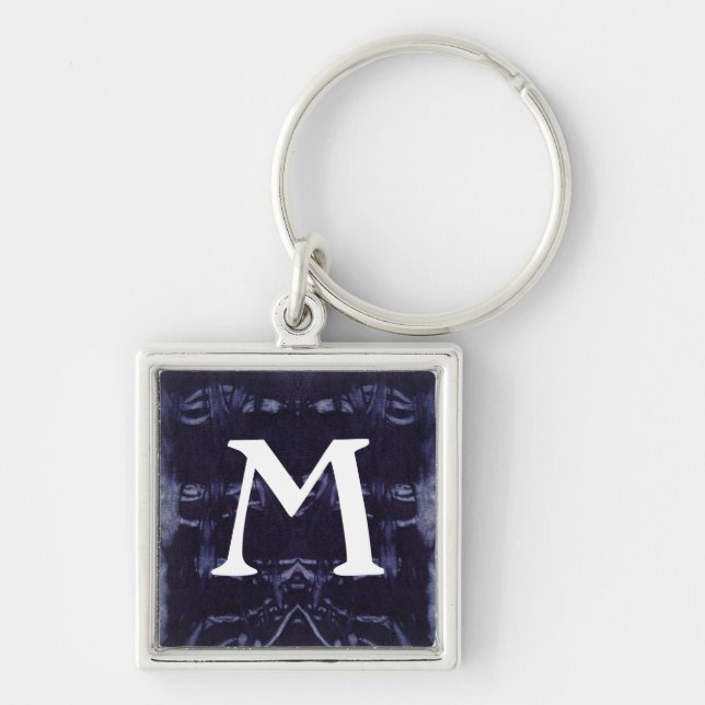 Chaveiro Design de Denim Lavado #8 em Emporio Moffa (Frente)