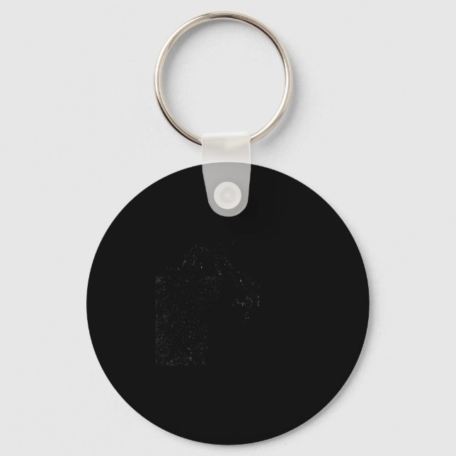 Chaveiro Design de dizer sarcástico com pata nas costas Gat (Frente)