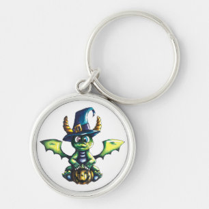 Chaveiro Design de Dragão de Halloween