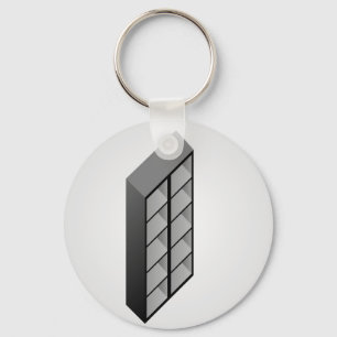 Chaveiro Design de estante de madeira simples