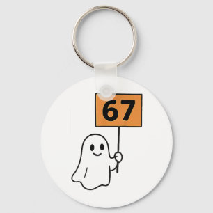 Chaveiro Design de Fantasia de Halloween Sick Seven para o
