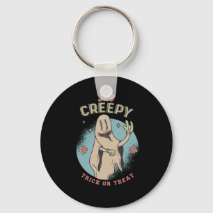 Chaveiro Design de frase de Fantasma de Halloween