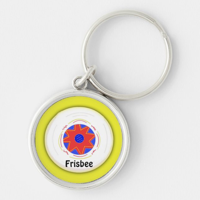 Chaveiro Design de Frisbee legal (Frente)