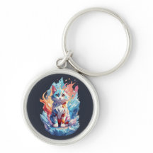 Design de Gato Fantástico de Cristal Bonito