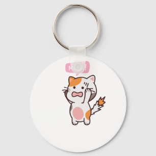 Chaveiro design de gato giro frustrado   comprar agora