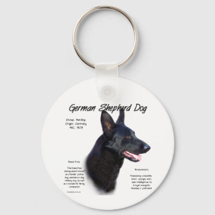 Chaveiro Design de Histórico de Cachorro german shepherd (p
