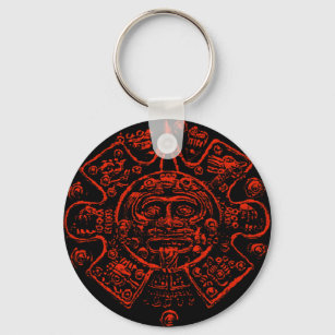 Chaveiro Design de Imagem do Calendário Mayan