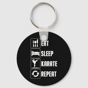 Chaveiro Design De Karate Engraçado Para Homens Mulheres Co