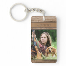 Design de madeira de foto/nome personalizado