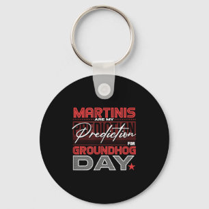 Chaveiro Design de Martini Divertido do Dia do Tatu para Pr