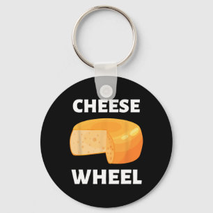 Chaveiro Design de Memória de Jogo de Roda de Queijo