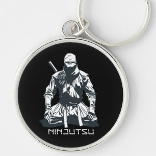 Chaveiro Design de Ninja Japonês Assassino Ninjutsu