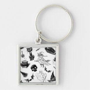 Chaveiro Design de padrão de Halloween